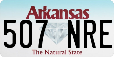 AR license plate 507NRE