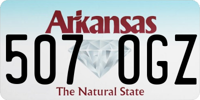 AR license plate 507OGZ