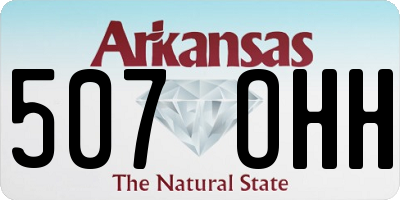 AR license plate 507OHH