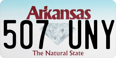 AR license plate 507UNY