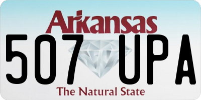 AR license plate 507UPA