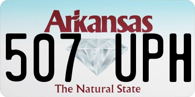 AR license plate 507UPH
