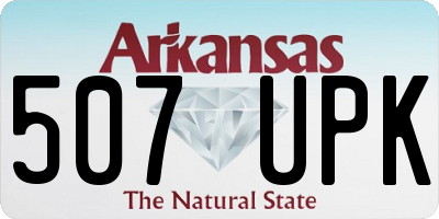 AR license plate 507UPK