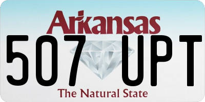 AR license plate 507UPT