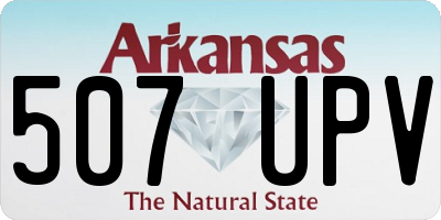 AR license plate 507UPV