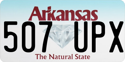 AR license plate 507UPX