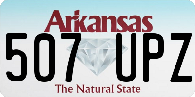 AR license plate 507UPZ