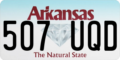 AR license plate 507UQD