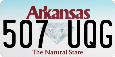 AR license plate 507UQG