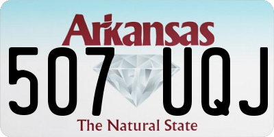 AR license plate 507UQJ