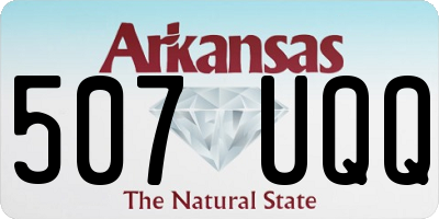 AR license plate 507UQQ