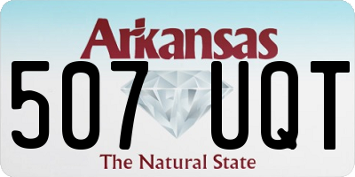 AR license plate 507UQT