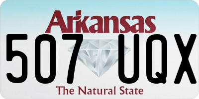 AR license plate 507UQX