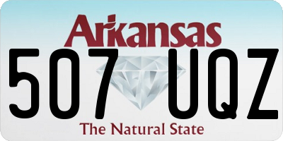 AR license plate 507UQZ
