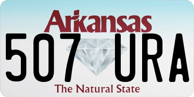 AR license plate 507URA