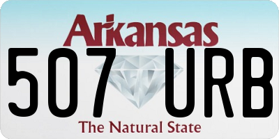 AR license plate 507URB