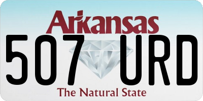 AR license plate 507URD