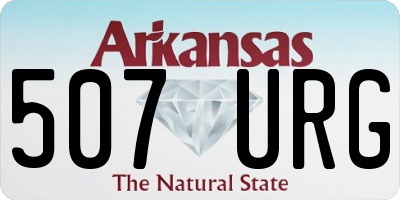 AR license plate 507URG