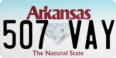 AR license plate 507VAY