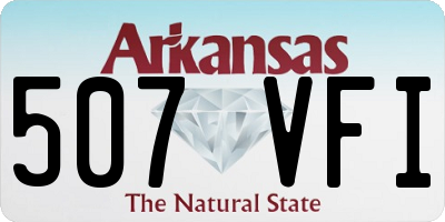 AR license plate 507VFI