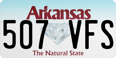 AR license plate 507VFS