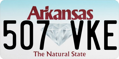 AR license plate 507VKE