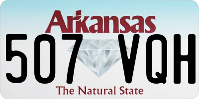 AR license plate 507VQH