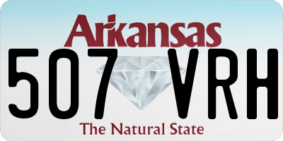 AR license plate 507VRH