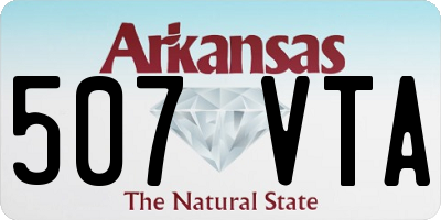 AR license plate 507VTA