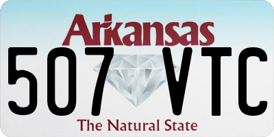 AR license plate 507VTC