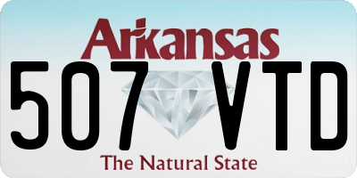 AR license plate 507VTD