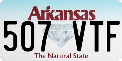 AR license plate 507VTF