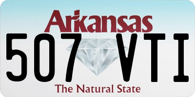 AR license plate 507VTI