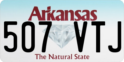 AR license plate 507VTJ