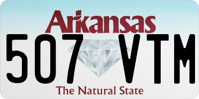 AR license plate 507VTM