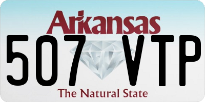 AR license plate 507VTP