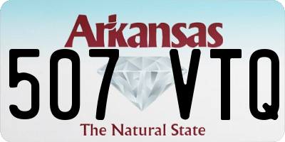 AR license plate 507VTQ