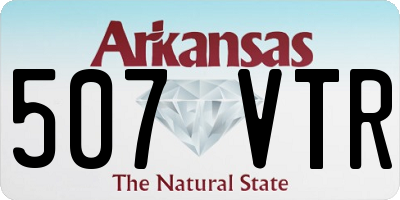 AR license plate 507VTR