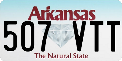 AR license plate 507VTT