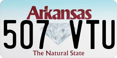AR license plate 507VTU