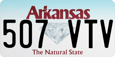 AR license plate 507VTV