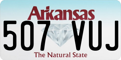 AR license plate 507VUJ