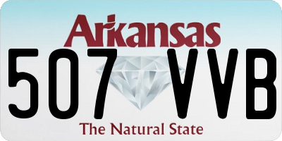 AR license plate 507VVB
