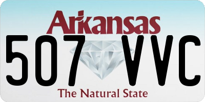 AR license plate 507VVC
