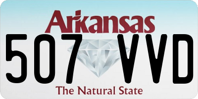 AR license plate 507VVD