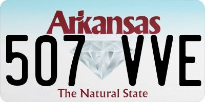 AR license plate 507VVE