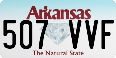 AR license plate 507VVF