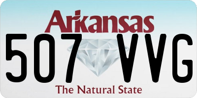 AR license plate 507VVG
