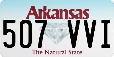 AR license plate 507VVI