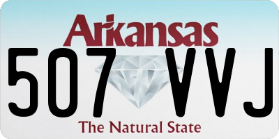 AR license plate 507VVJ